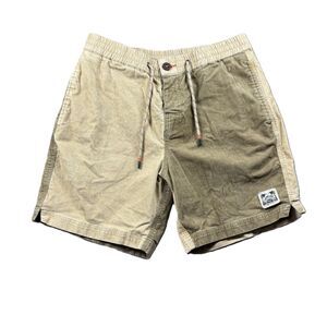 Howler Brothers Bros Men Pressure Drop Cord Shorts Color Block Tan Lark 32 M200